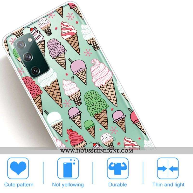 Coque Samsung Galaxy S20 FE Glaces à la Crème