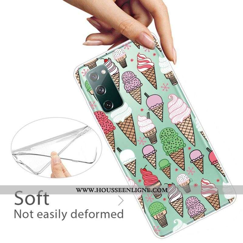 Coque Samsung Galaxy S20 FE Glaces à la Crème