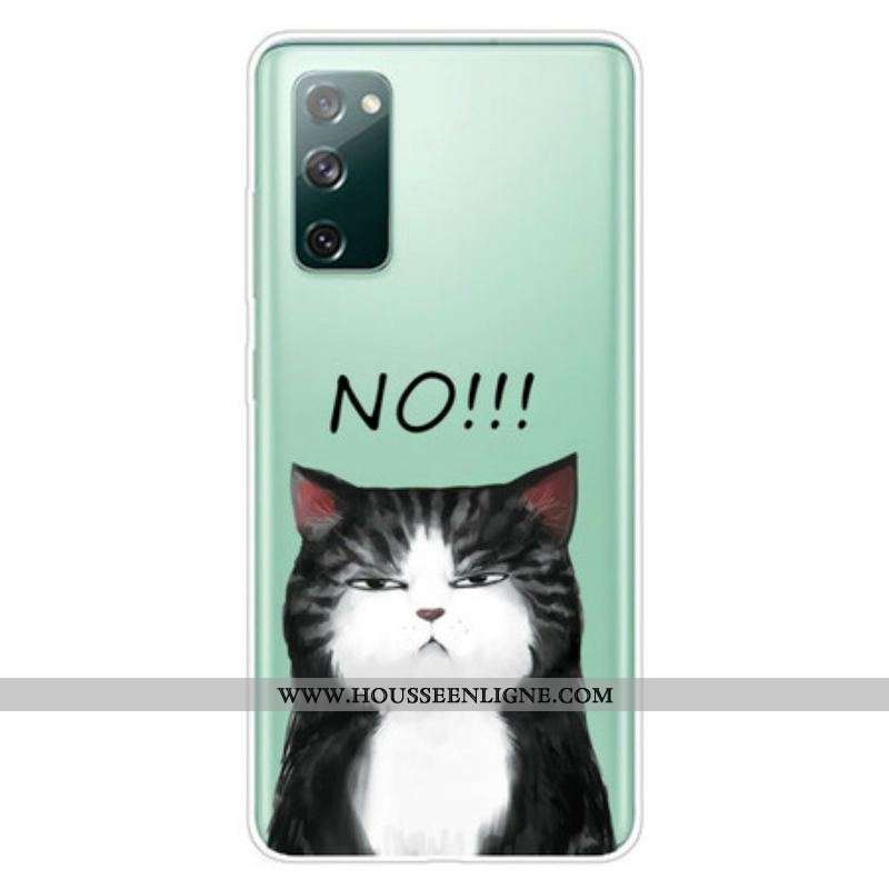 Coque Samsung Galaxy S20 FE Le Chat Qui Dit Non