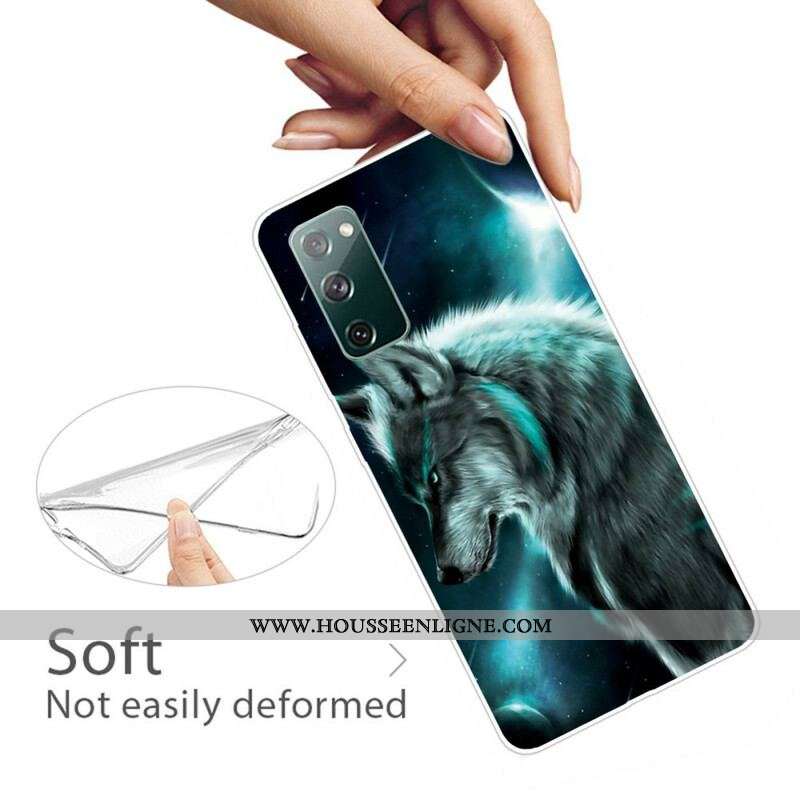 Coque Samsung Galaxy S20 FE Loup Royal