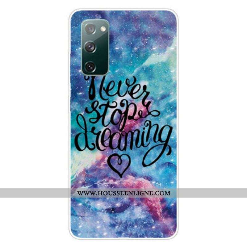 Coque Samsung Galaxy S20 FE Never Stop Dreaming
