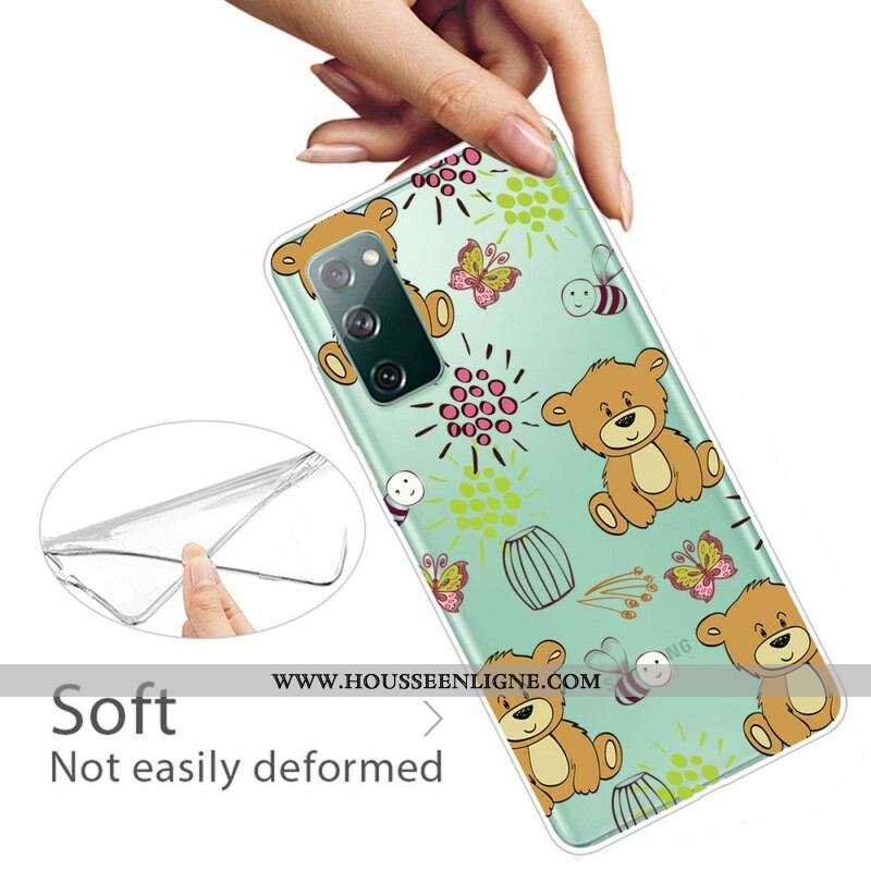 Coque Samsung Galaxy S20 FE Oursons Top