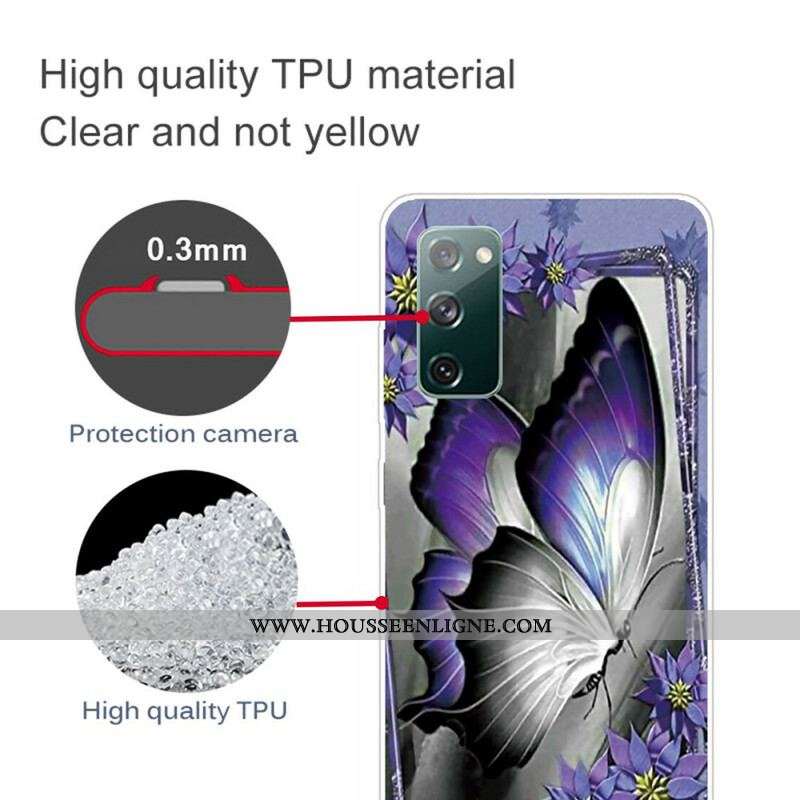 Coque Samsung Galaxy S20 FE Papillons Papillons