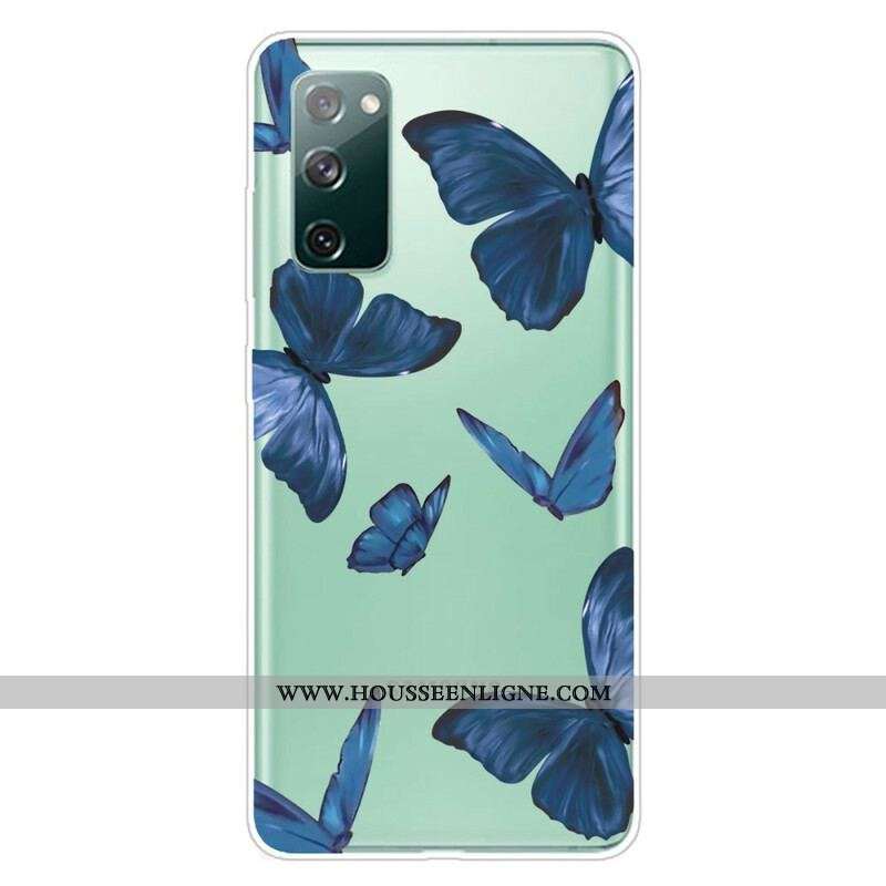 Coque Samsung Galaxy S20 FE Papillons Sauvages