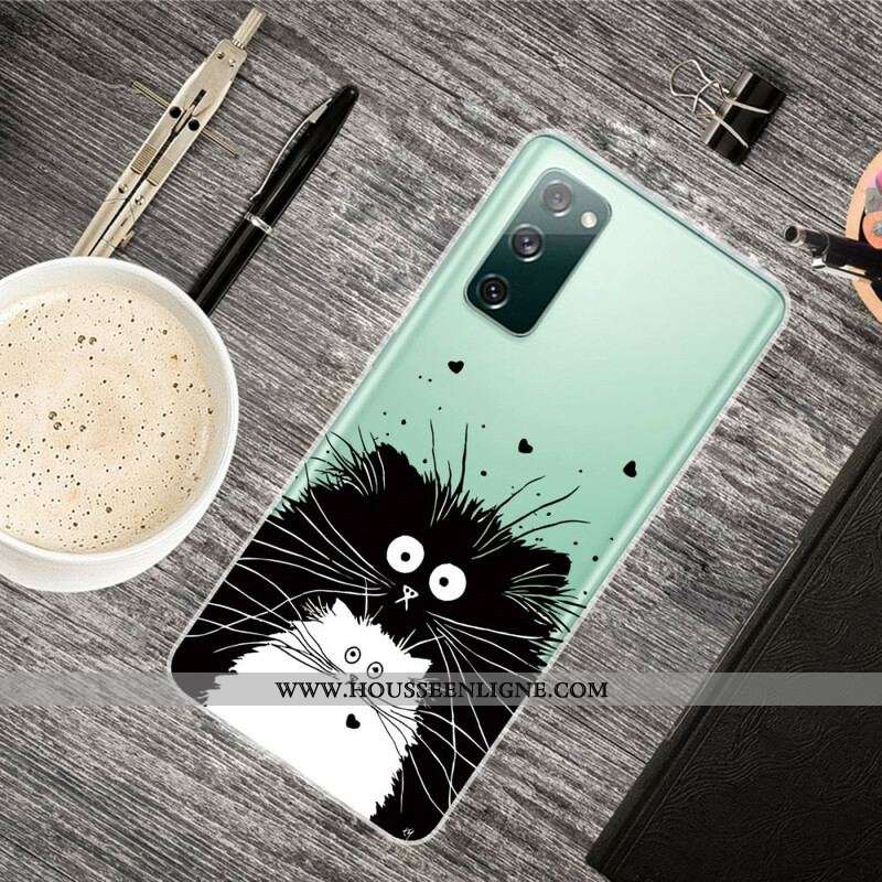 Coque Samsung Galaxy S20 FE Regarde les Chats