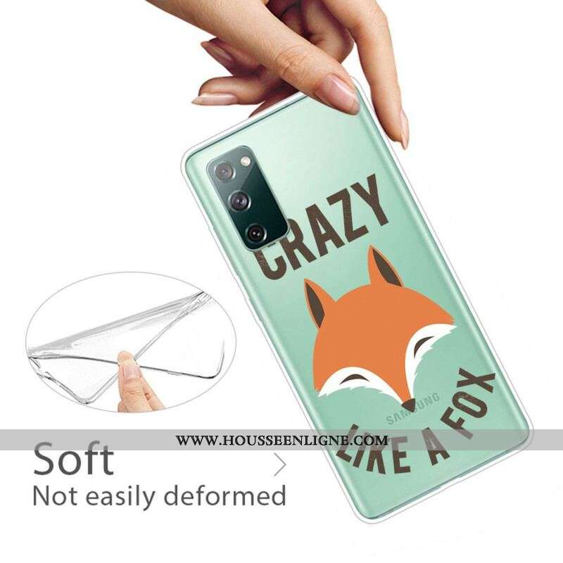 Coque Samsung Galaxy S20 FE Renard / Crazy Like a Fox