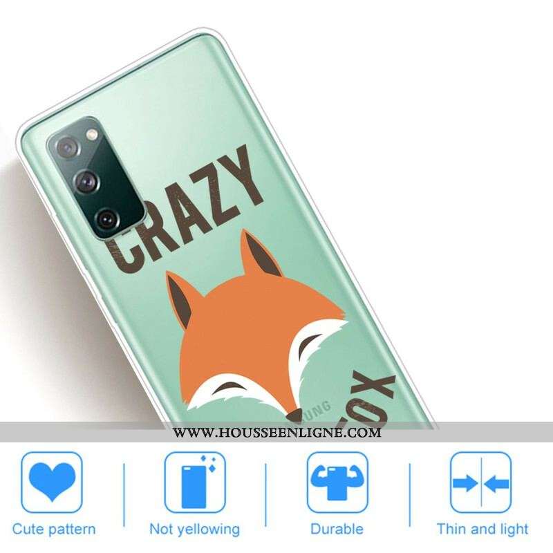 Coque Samsung Galaxy S20 FE Renard / Crazy Like a Fox