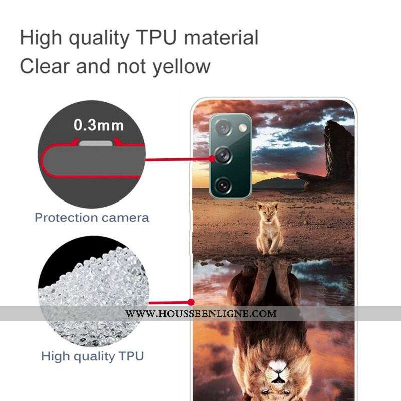 Coque Samsung Galaxy S20 FE Rêve de Lionceau