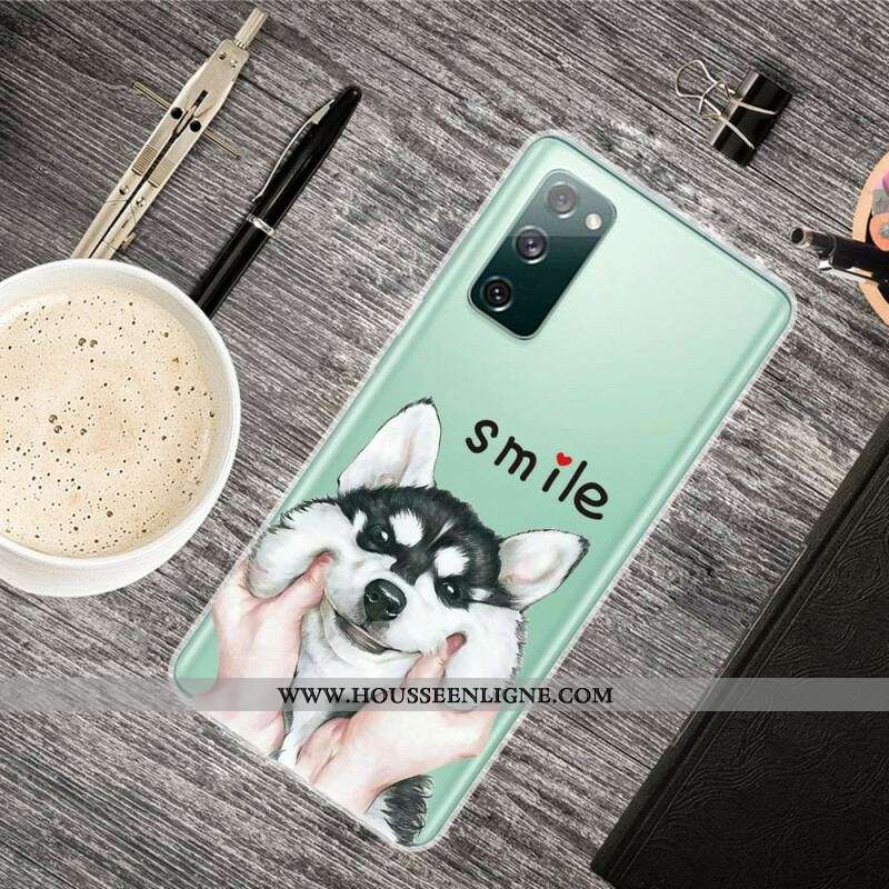 Coque Samsung Galaxy S20 FE Smile Dog