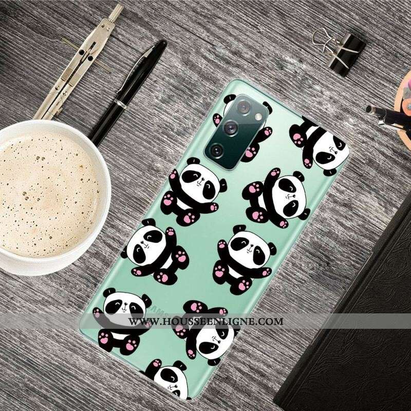 Coque Samsung Galaxy S20 FE Top Pandas Fun