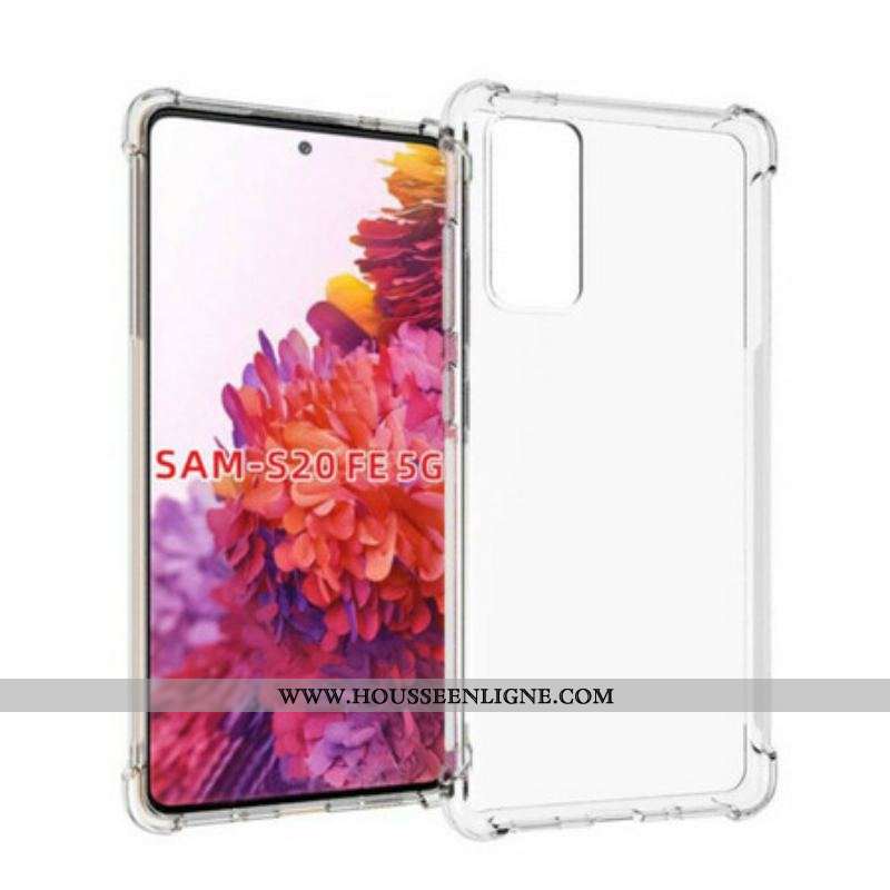 Coque Samsung Galaxy S20 FE Transparente Coins Renforcés
