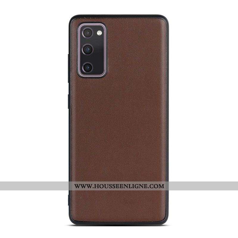 Coque Samsung Galaxy S20 FE Véritable Cuir Business
