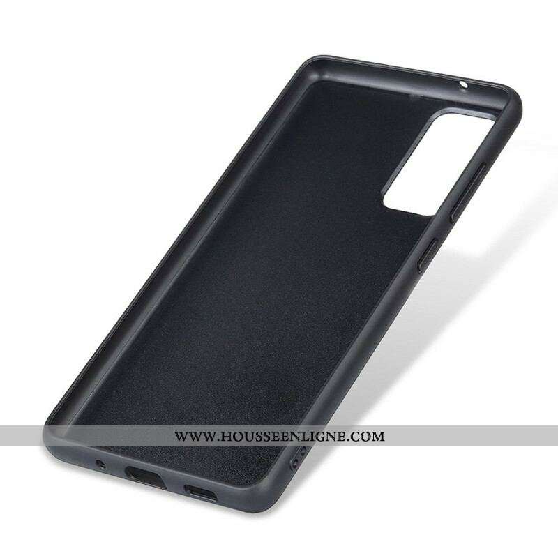 Coque Samsung Galaxy S20 FE Véritable Cuir Litchi