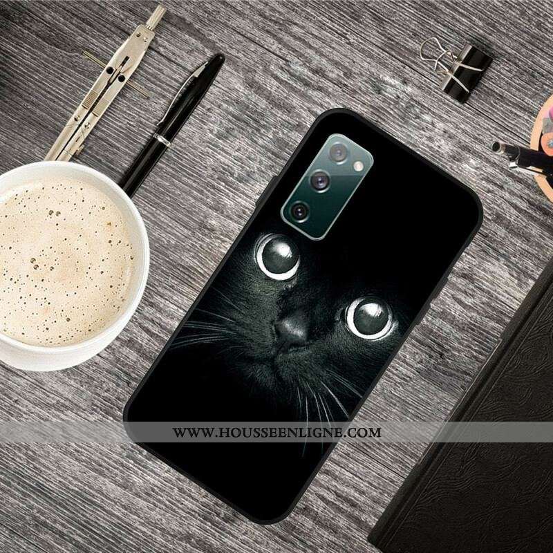 Coque Samsung Galaxy S20 FE Yeux de Chat