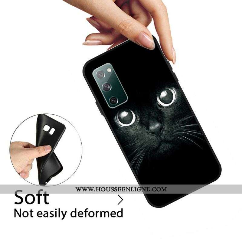 Coque Samsung Galaxy S20 FE Yeux de Chat