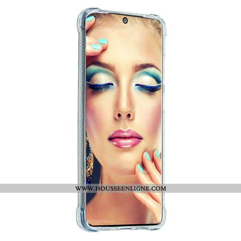 Coque Samsung Galaxy S20 Plus Paillettes Coins Renforcés