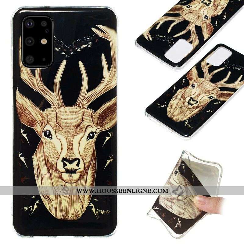 Coque Samsung Galaxy S20 Plus / S20 Plus 5G Cerf Fluorescente