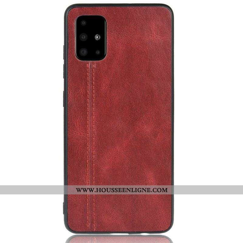 Coque Samsung Galaxy S20 Plus / S20 Plus 5G Effet Cuir Couture