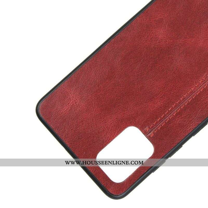Coque Samsung Galaxy S20 Plus / S20 Plus 5G Effet Cuir Couture