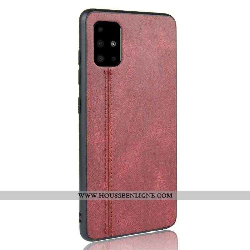 Coque Samsung Galaxy S20 Plus / S20 Plus 5G Effet Cuir Couture