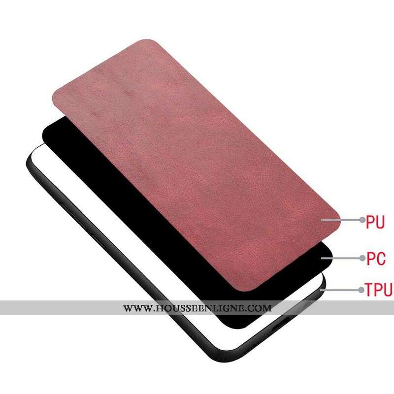 Coque Samsung Galaxy S20 Plus / S20 Plus 5G Effet Cuir Couture