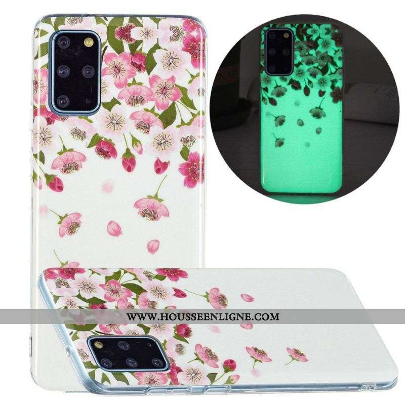 Coque Samsung Galaxy S20 Plus / S20 Plus 5G Fleurs Fluorescente