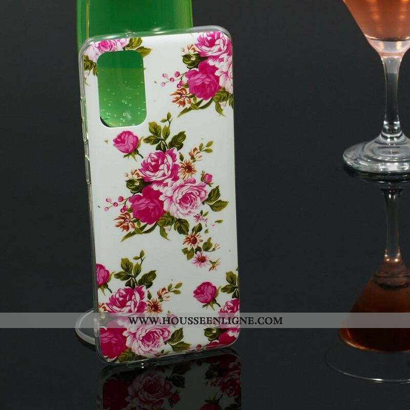 Coque Samsung Galaxy S20 Plus / S20 Plus 5G Fleurs Fluorescente