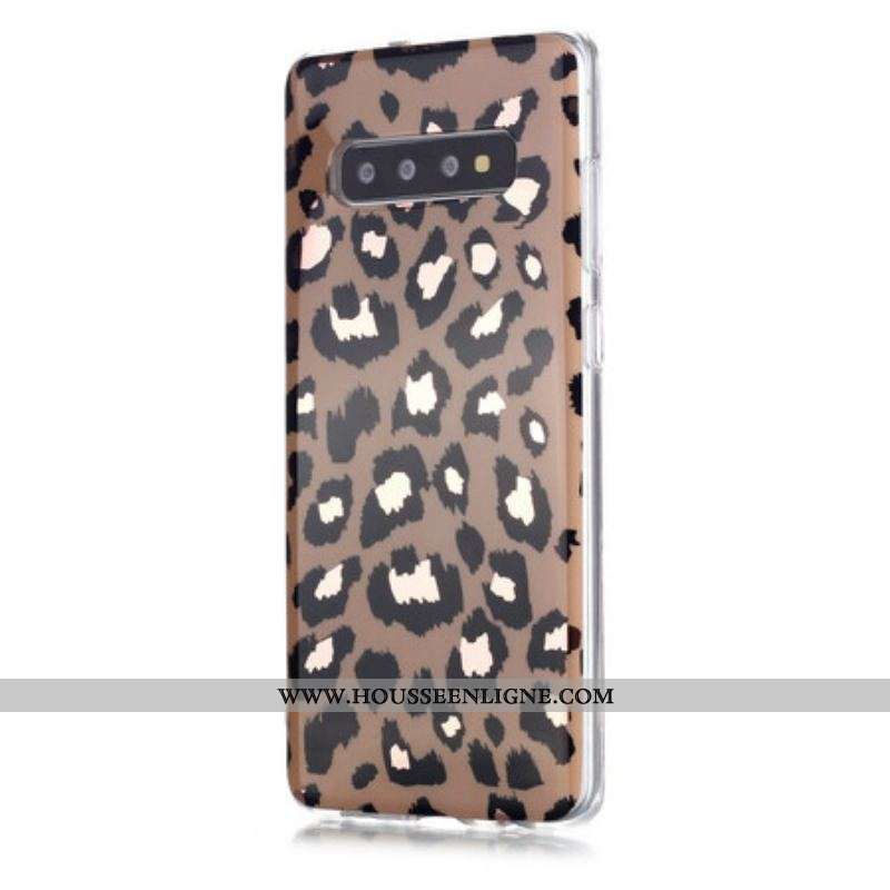 Coque Samsung Galaxy S20 Plus / S20 Plus 5G Marbre Style Léopard