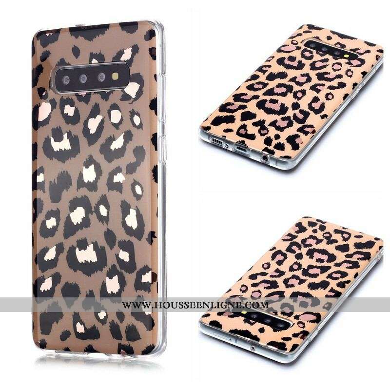 Coque Samsung Galaxy S20 Plus / S20 Plus 5G Marbre Style Léopard