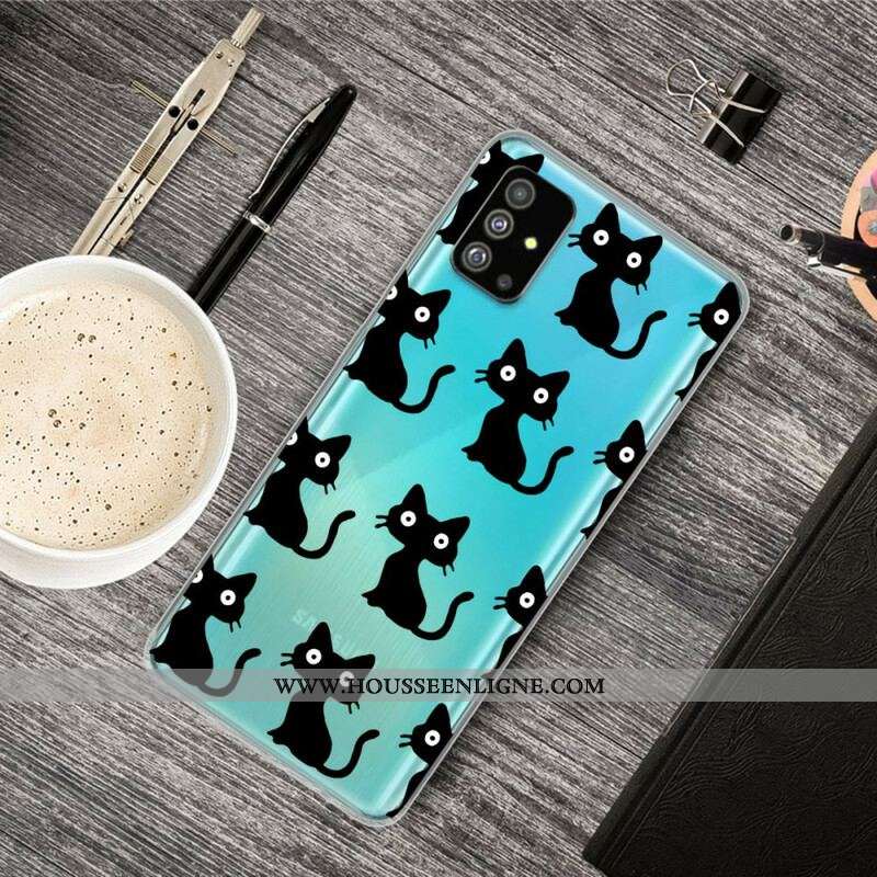 Coque Samsung Galaxy S20 Plus / S20 Plus 5G Multiples Chats Noirs
