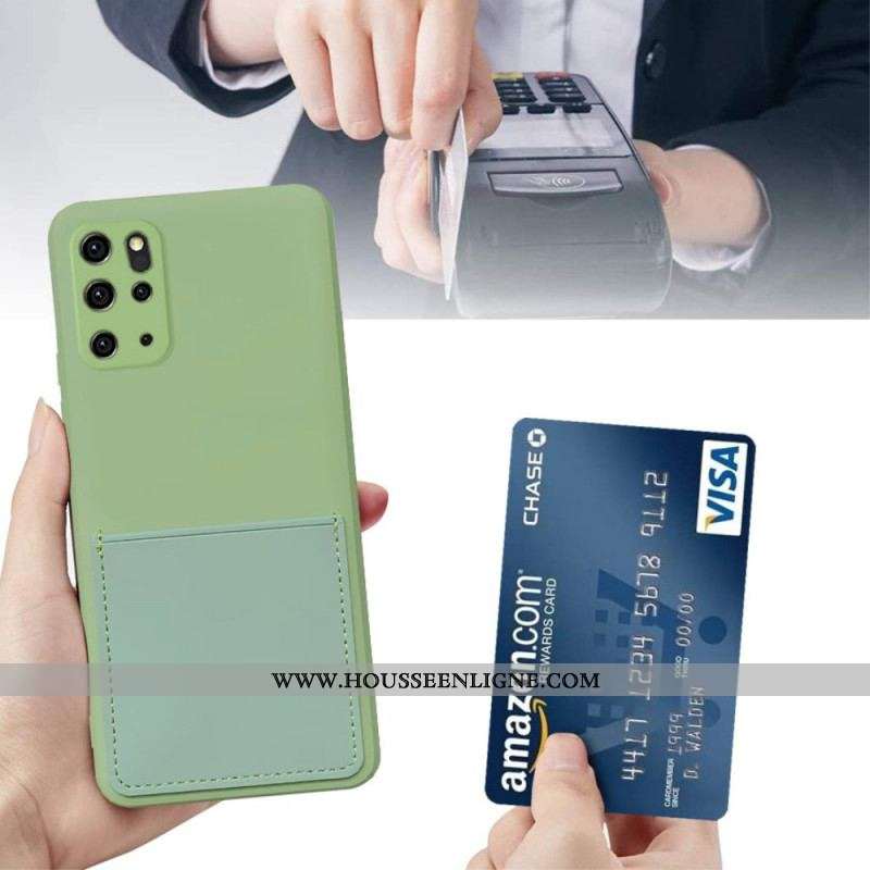 Coque Samsung Galaxy S20 Plus / S20 Plus 5G Silicone Liquide Porte Carte