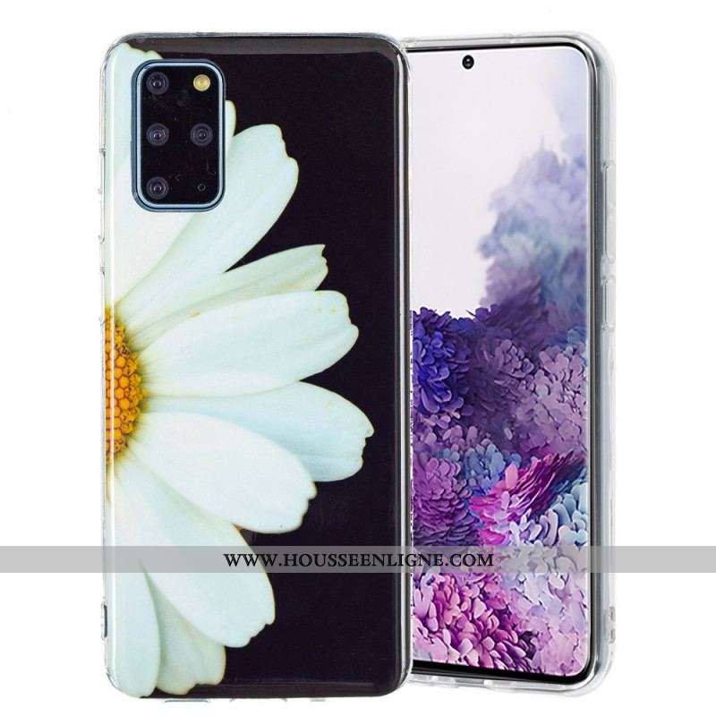Coque Samsung Galaxy S20 Plus / S20 Plus 5G Série Fleurs Fluorescentes