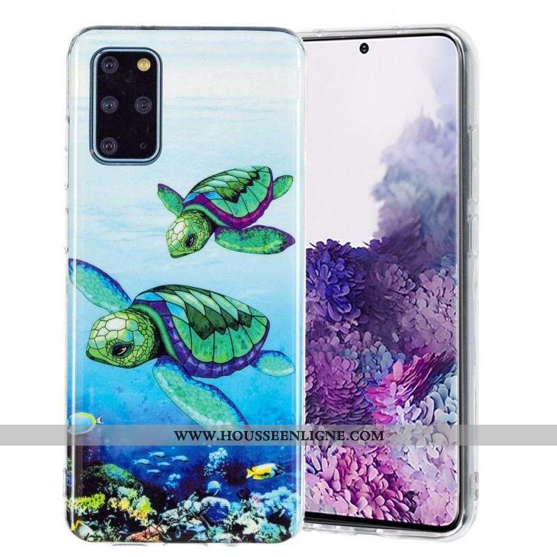 Coque Samsung Galaxy S20 Plus / S20 Plus 5G Tortues Fluorescente