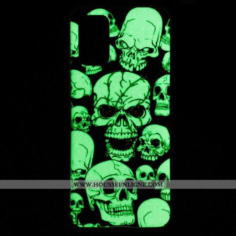Coque Samsung Galaxy S20 Plus / S20 Plus 5G Têtes de Mort Fluorescente