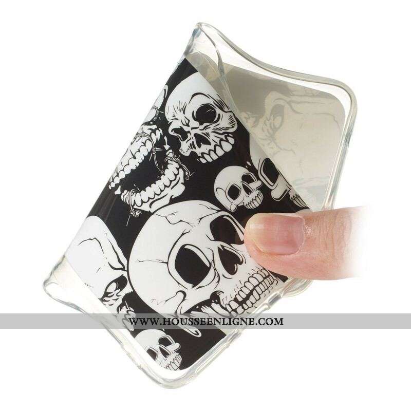 Coque Samsung Galaxy S20 Plus / S20 Plus 5G Têtes de Mort Fluorescente