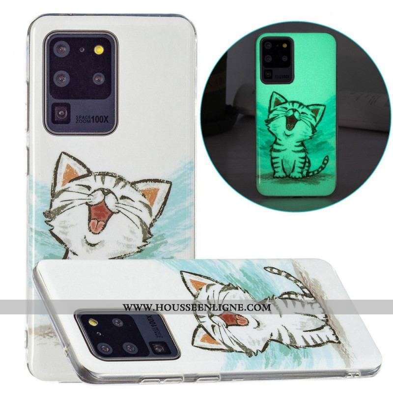 Coque Samsung Galaxy S20 Ultra Fluorescente Chat