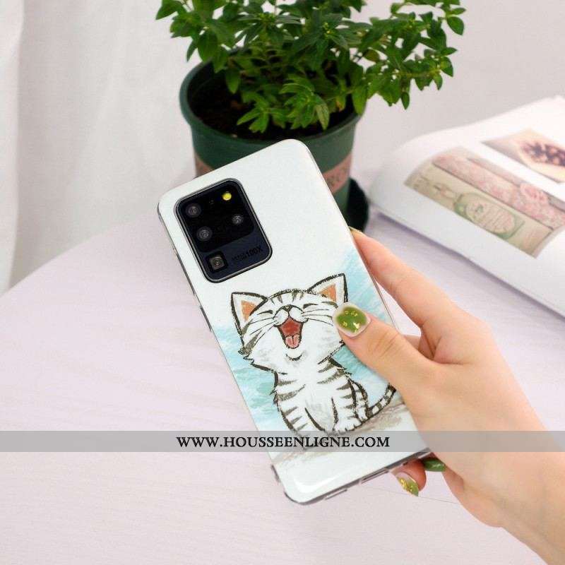 Coque Samsung Galaxy S20 Ultra Fluorescente Chat