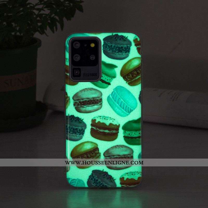 Coque Samsung Galaxy S20 Ultra Macarons Fluorescente
