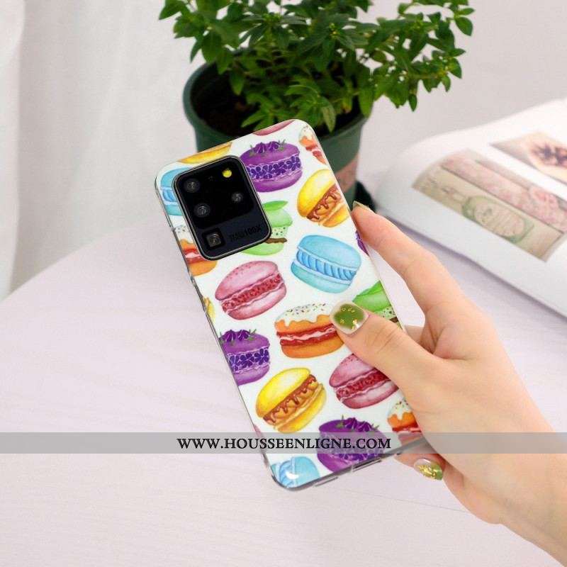 Coque Samsung Galaxy S20 Ultra Macarons Fluorescente