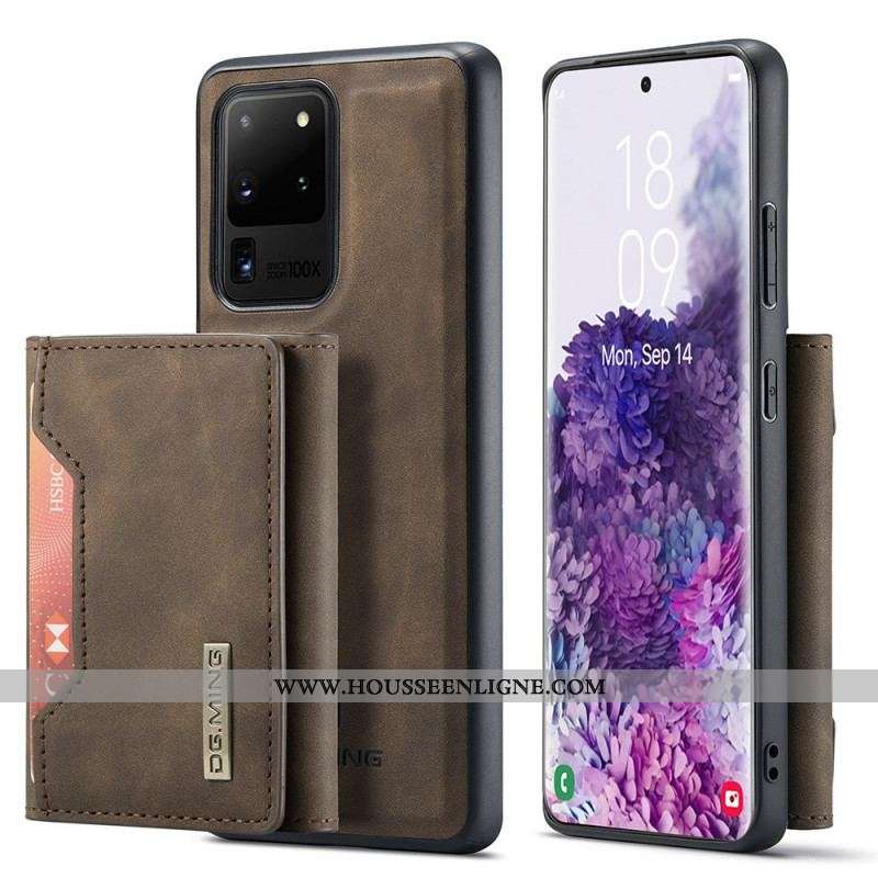 Coque Samsung Galaxy S20 Ultra Porte-Cartes Détachable DG.MING