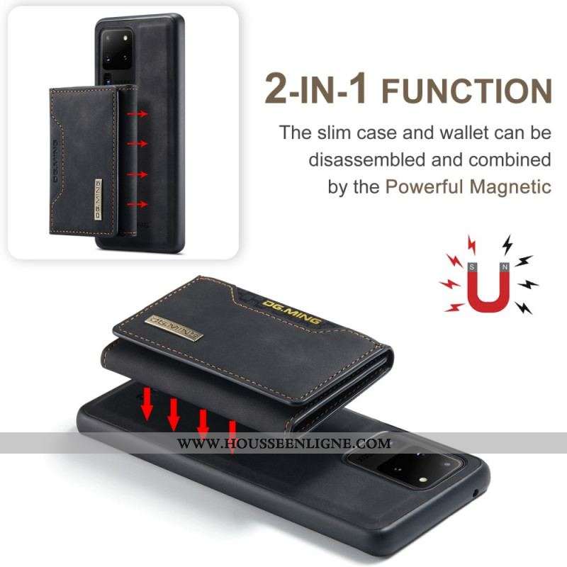 Coque Samsung Galaxy S20 Ultra Porte-Cartes Détachable DG.MING