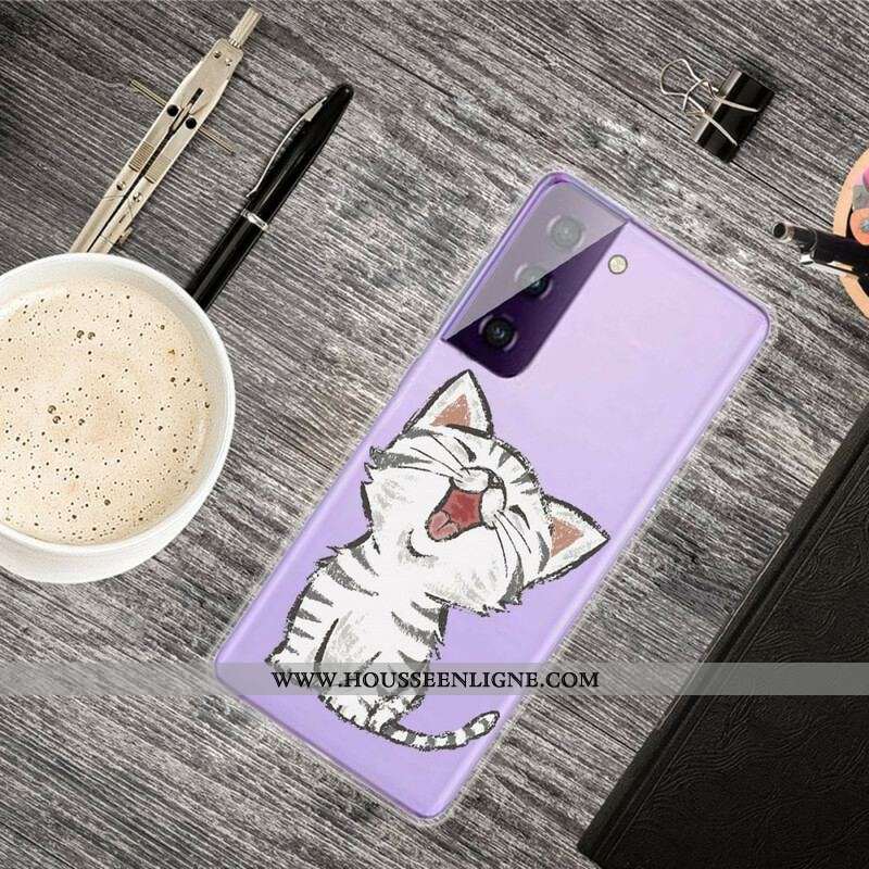 Coque Samsung Galaxy S21 5G Charmant Chat
