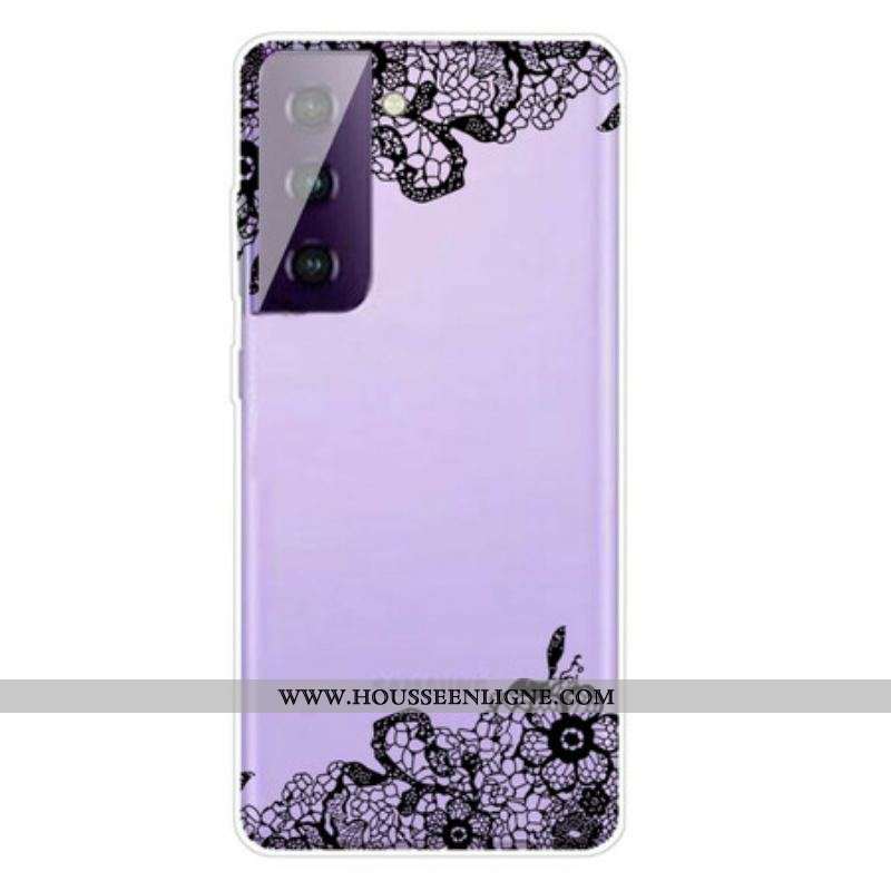 Coque Samsung Galaxy S21 5G Dentelle Fine
