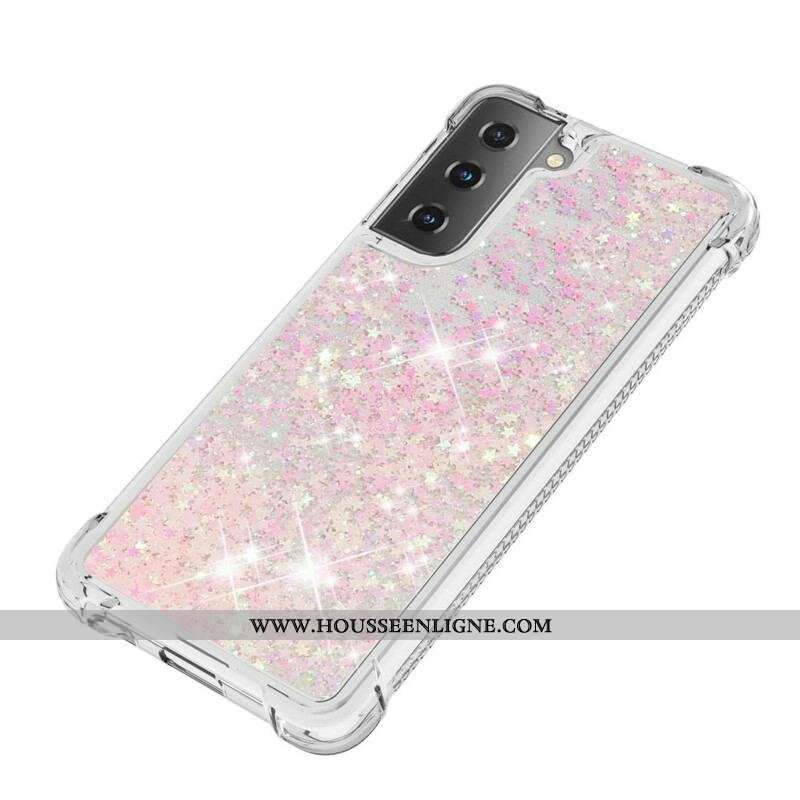 Coque Samsung Galaxy S21 5G Désires Paillettes