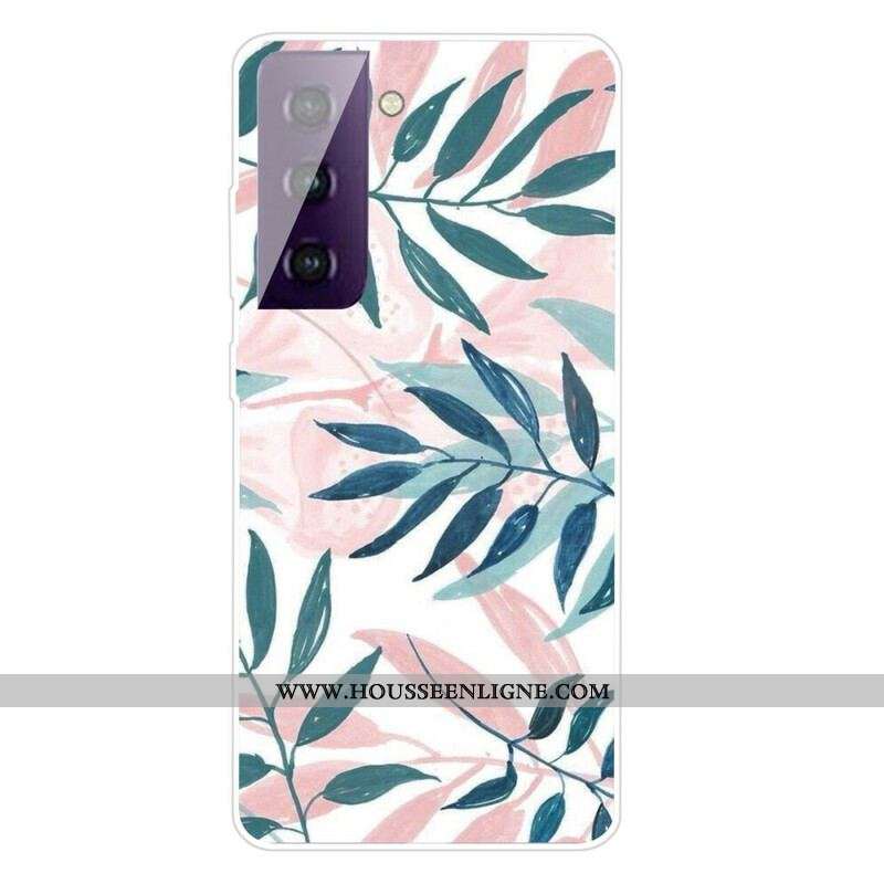 Coque Samsung Galaxy S21 5G Feuilles
