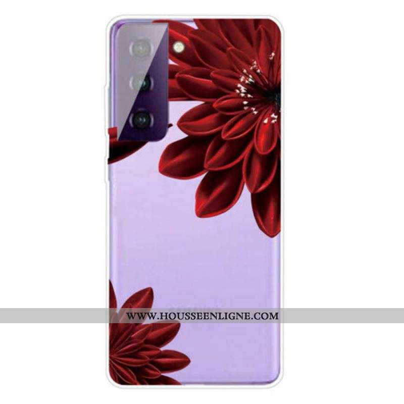 Coque Samsung Galaxy S21 5G Fleurs Sauvages