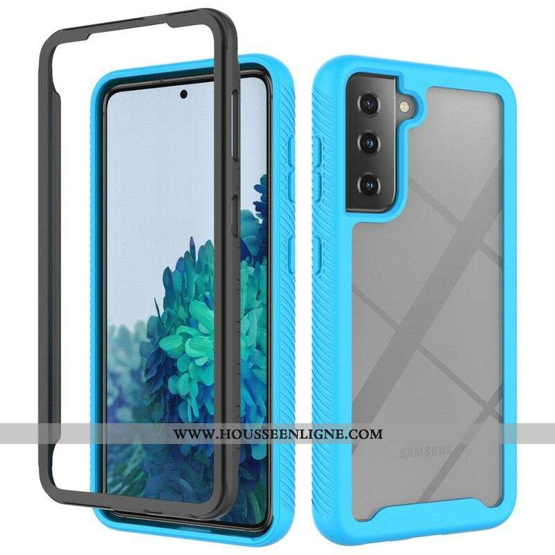 Coque Samsung Galaxy S21 5G Hybride Rebords Biseautés