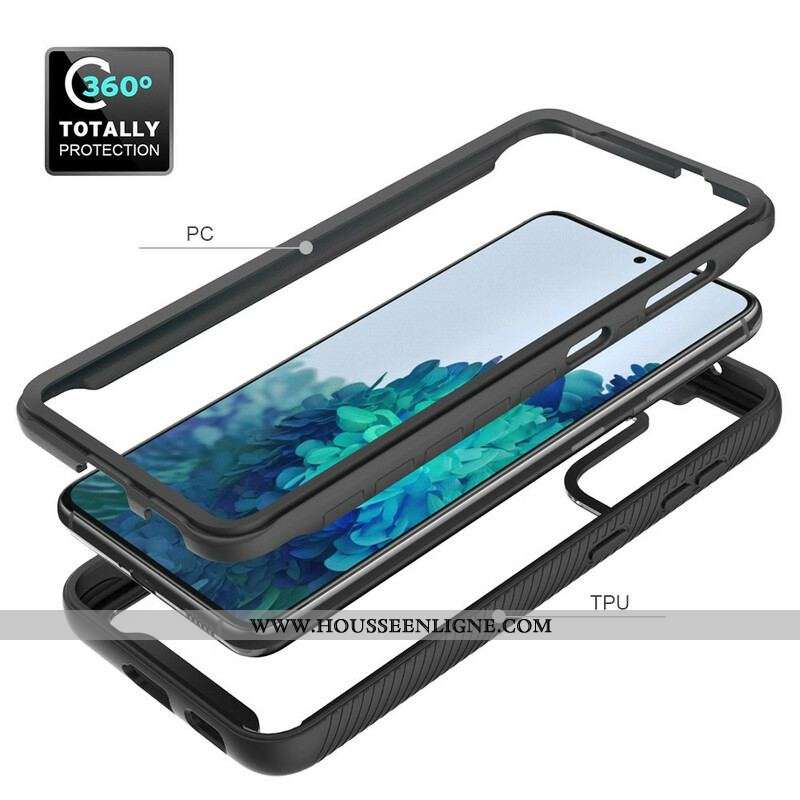 Coque Samsung Galaxy S21 5G Hybride Rebords Biseautés
