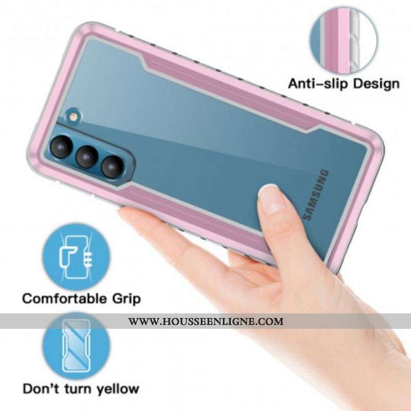 Coque Samsung Galaxy S21 5G Hybride Transparente Rebords Bumper