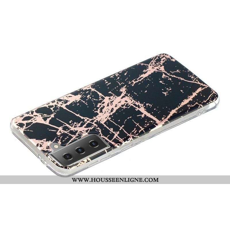 Coque Samsung Galaxy S21 5G Marbre Design Ultra